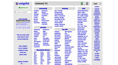 richmond craigslist|craigslist by owner richmond va.